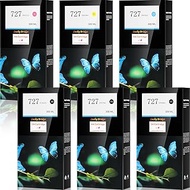 Lucky Bridge 727 300ml x 6 Ink Cartridges C1Q12A F9J76A F9J77A F9J78A F9J79A F9J80A Compatible Repla