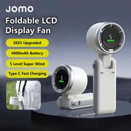 ✅SG Ready Stocks✅ Portable Handheld Fan Foldable Strong Wind Mini USB Rechargeable Fan Turbo Fan Gif