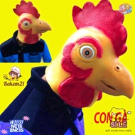 Chicken Mask Halloween GoldenClear Unique Hacker Personality