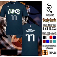 DONCIC 77 DALLAS MAVERICKS BASKETBALL TEAM TSHIRT NBA
