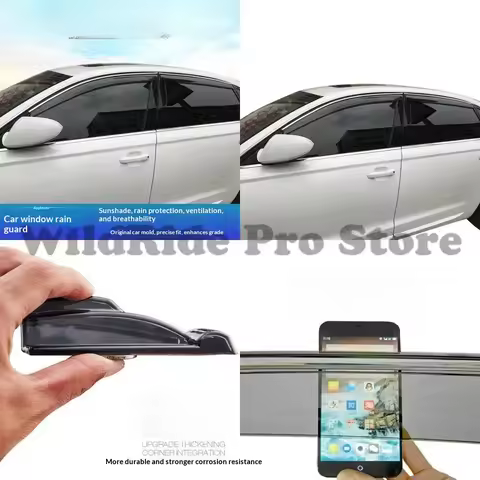 1 set Molded Rain Visors for Audi A6L A4L A3 A8L Q2L Q3 Q5L Q7 Window Rain Deflectors