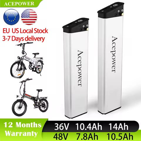 For ANCHEER AM1908 Zipper Z4 Panda XL Folding Electric Bike Battery 36V 8Ah 10.4Ah 12.8Ah DCH014 Ebi