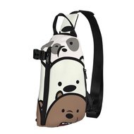 We Bare Bears Men Crossbody Bag One Shoulder Backpack Women Sling Bag Chest Bag Cross Body Bags Messenger Bag