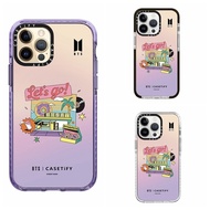 BTS Vacation Donut Drop Proof CASETIFY Phone Case For iPhone 15 15Plus 15pro 15promax 14 14pro 14promax 13 13Pro Max Soft Case For IPhone 12 11 7+ XR Case High-quality