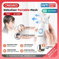 Onemed | Nebulizer Portable M102 | Mesh Nebulizer | Alat Terapi Uap