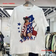 Beyond Se Cowboy Carter Tour White T-Shirt Unisex JT00059 Vintage Slightly Breathable Men's Comforta