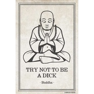 Framed Buddha Statue Wall Art, Buddhist Zen Painting with Gold Decoration, Meditation Canvas Print, 