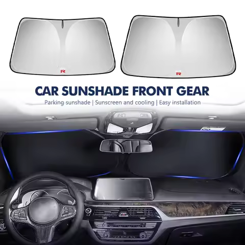 For Nissan Foldable Car Sunshade Heat Insulation Front Window Sun Shield GTR C210 R30 GTS-R R33 R34 