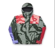 The north face x kaws RETRO 1986 MOUNTAIN JACKET green/red