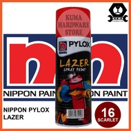 NIPPON PYLOX SPRAY PAINT- 16 SCARLET