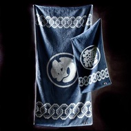 日本丸真│江戶日式今治毛浴巾(藏青)