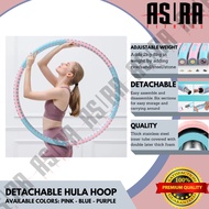 Asura Fitness Hula Hoop Adjustable Weight Detachable Portable Soft Hoops