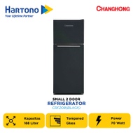 CHANGHONG KULKAS 2 PINTU KECIL SMALL 2 DOOR REFRIGERATOR CRF208(BLACK)