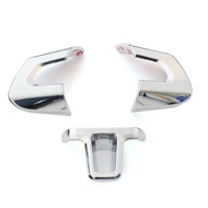 Steering Wheel sticker ABS Chrome trim accessories case For Volkswagen VW GOLF 6 MK6 POLO JETTA MK5 