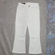 Celana Panjang Longpants Jeans Armani Exchange Putih Bootcut Original 