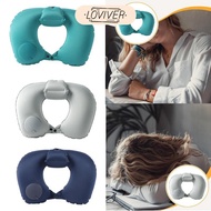 [Loviver] Inflatable Travel Pillow Neck Support Pillow for Plane Train Long Flight