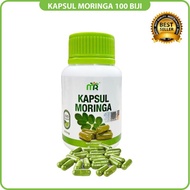 [Virall]🔥🔥MR Moringa Oleifera Premium Capsules Supplement for Health Moringa /Kelor/ Berry(100 biji original(cap Hijau)🔥
