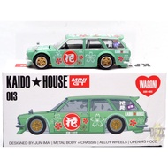 MINI GT KAIDO HOUSE DATSUN KAIDO 510 WAGON (HANAMI V2 GREEN) Kaido House 1971 Datsun 510 Wagon (Hana
