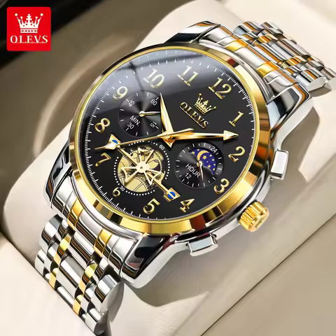OLEVS Brand Business Watch Waterproof Multi functional Quartz Watch Men's Watch 2900