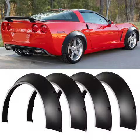 For Chevrolet Corvette C3 C4 C5 C6 Fender Flares Wide Body Kit Wheel Arches 4Pcs