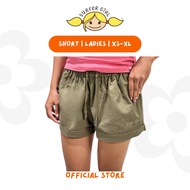 Surfer Army Short Pant 254LSHS001ARMGirl | Surfer Girl Shorts | Women's Shorts | Comfy Shorts | Dail