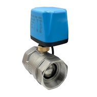 DN15 DN20 DN25 DN32 DN40 DN50 304 Stainless Steel Normally Closed Electric Ball Valve 2-wire Motoriz
