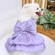 Pet Wedding Dress Dress Dog Cat Clothes Supplies Hanging Traction Teddy Bichon Jarre Aero Bull Sprin