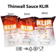 G1T [  1 KG ] Thinwall Cup Saos 25ml 35ml 60ml | klir dm lux