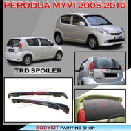 PERODUA MYVI 2005-2010 TRD STYLE REAR TRUNK SPOILER LIP -MATERIAL FIBER BODYKIT