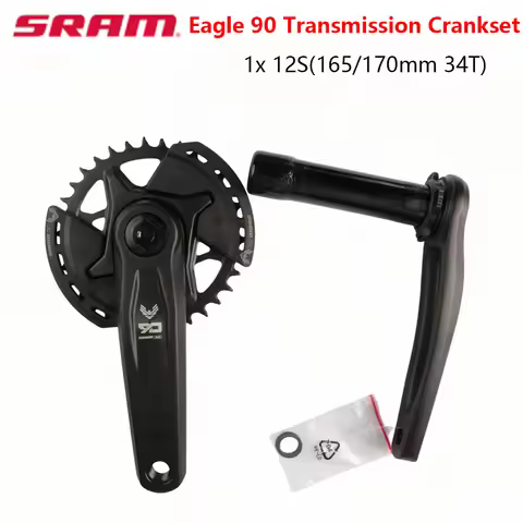 SRAM Eagle 90 Transmission Crankset 165mm 170mm 34T Chainring Eagle T-Type Mountain Bike DUB Crankse