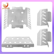 [gaozuo523.vn] Metal Chassis Kit +Axle Cover Kit for 1/8  Allrock 1/8 H8h V1v2 RC Car Parts