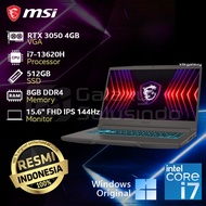 MSI THIN 15 B13UC 1430ID RTX3050 Intel Core i7-13620H 512GB SSD 8GB RAM Gaming Notebook Laptop