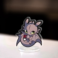 Mini model How to Train Your Dragon Standee Chibi How to Train Your Dragon Hiccup toothless Dragon c