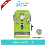 Minimex มินิเมกซ์ เครื่องทำกาแฟ เครื่องชงกาแฟ Bella รุ่น MBL1-LG (สีเขียวมะนาว)