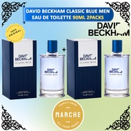 2X DAVID BECKHAM Classic Blue EDT For Men 90ml #Marche Family Shop#
