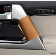 For Toyota Land Cruiser lc200  LC200 Door handle Microfiber leather cover   door inner handle protec