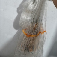 Shrimp throwing net 14 feet 4m string 1 inch hole ready to use 1 inch hole