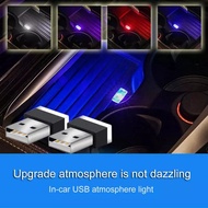 1set Mini USB Light LED Modeling Car Ambient Light Neon Interior Light Car Jewelry Car Interior Ligh
