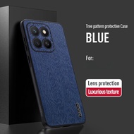 HonorX7D Casing For Honor X7D X7 D X 7D 4G 5G Square Edge Bark Pattern Shockproof Phone Case Camera 