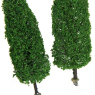 [flameer1] 6pcs Cypress Model Trees Layout Train Railway Diorama Scenery HO S N Z Scale