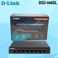 DLINK DGS 108GL SWITCH HUB 8 PORT GIGABIT