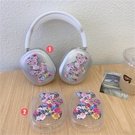 NEW TPU Generation Case for AirPods Max Flower XX Bear All-Inclusive Protection Wireless Headphones Casing for AirPods Cover