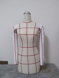 หุ่นผ้าดิบ  หุ่นขึ้นเส้นพร้อมแขน หุ่น  Dummy