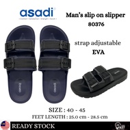 asadi Man's EVA slip on slipper 80376 Strap Adjustable | Kasut ringan selipar lelaki [ ready stock +