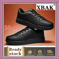 XBAK รองเท้าสีดำสำหรับผู้ชายรองเท้าสีดำรองเท้าโรงเรียนสีดำผู้ชายรองเท้าเกาหลีรองเท้าขนาดใหญ่สำหรับผู้ชาย Eu: 45 46 47 48ผู้ชายรองเท้านักเรียนแฟชั่นรองเท้าผู้ชายรองเท้ากีฬาสีดำทั้งหมดรองเท้าผ้าใบสำหรับเดินสีดำรองเท้าฤดูร้อนผู้ชาย Kasut Black Lelaki,Kasut L
