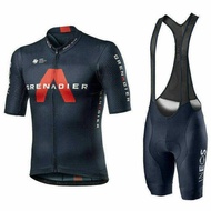 2021 INEOS Bomber New Style Hercules Bicycle Summer Cycling Jersey Top and Bib Shorts Short Sleeves