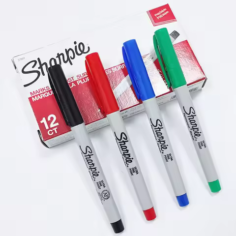 Sharpie Permanent Markers 37001 Ultra Fine Point Quick Drying And Fade Resistant Marker Frawing, Col