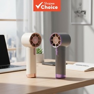 High-speed handheld portable fan, quiet operation, adjustable speeds, includes lanyard, LED display 