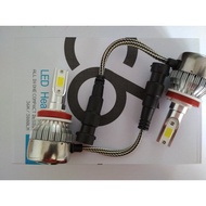 LED HEADLIGHT SILVER C6 36 WATT LED H11 ULTRA BRIGHT 1SET