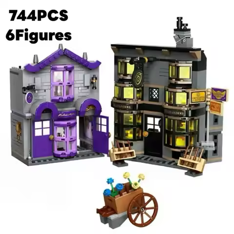 In Stock Ollivanders & Madam Malkin's Robes Building Blocks Classic Set Bricks Assembly Toys For Kid